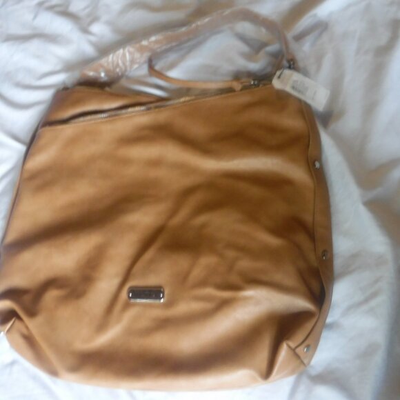 Nautica Womens Brown Large Tote Purse New - Picture 1 of 9